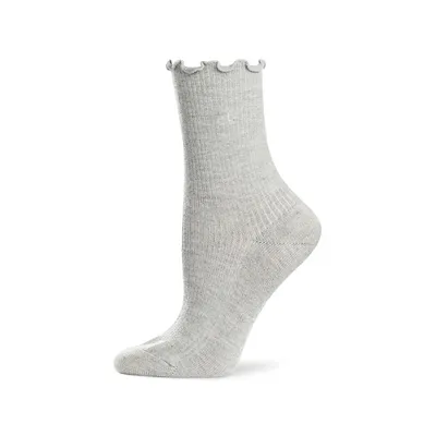 Women's Ruffle Trim Cashmere Socks