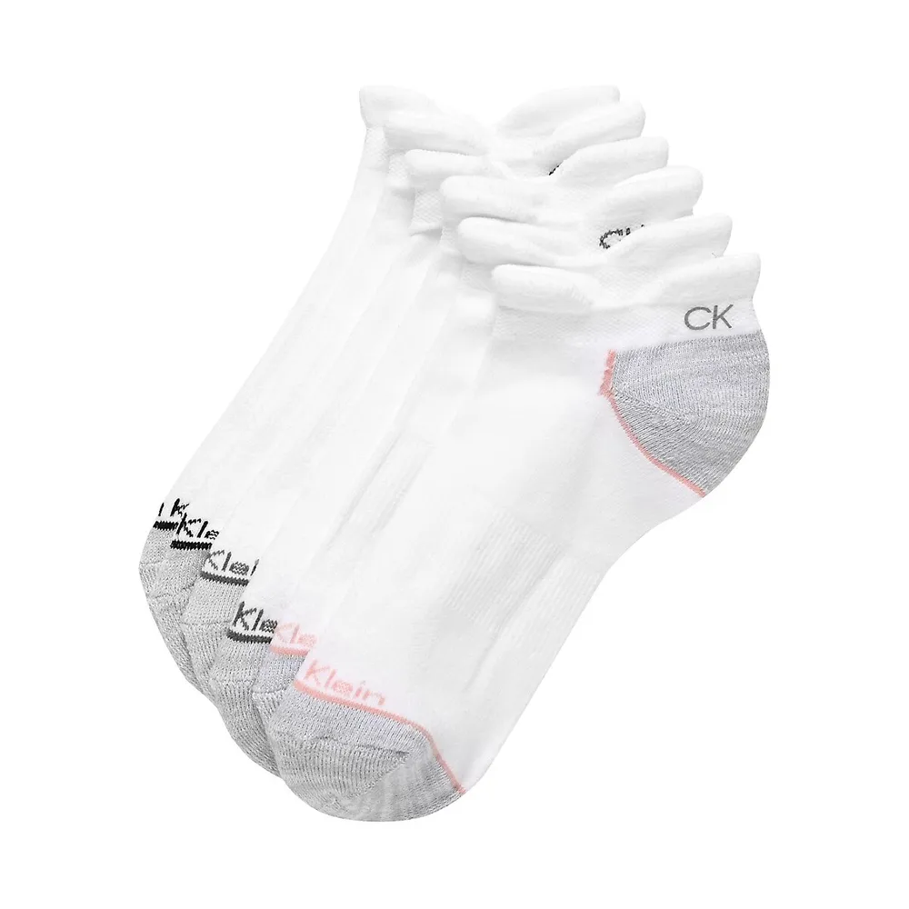 Women's 3-Pair Zoned-Cushion No-Show Socks Pack