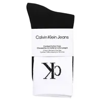 Women's 3-Pair Jeans Coluorblock Crew Socks