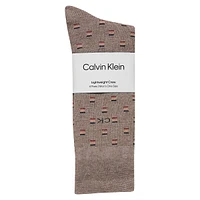 Men's 4-Pair Dress Crew Socks