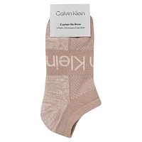 Women's 3-Pair Combed Cotton-Blend Cushion No-Show Socks Pack