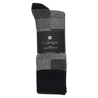 Men's 4-Pair Dress Crew Socks Pack