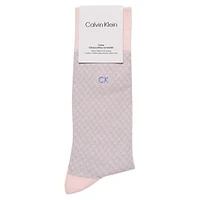 Men's Flat-Knit Dress Crew Socks