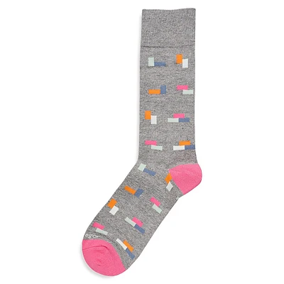 Men's Colourblock Crew Socks