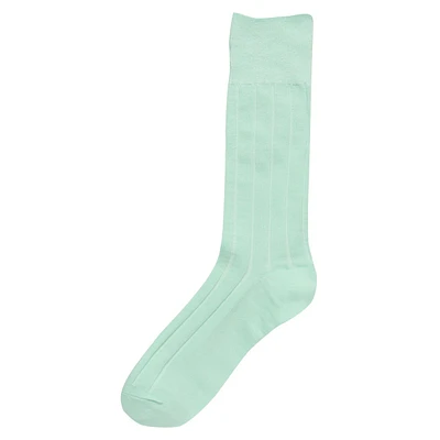 Men's Ribbed Dress Crew Socks