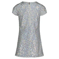 Girl's Sequin Shift Dress