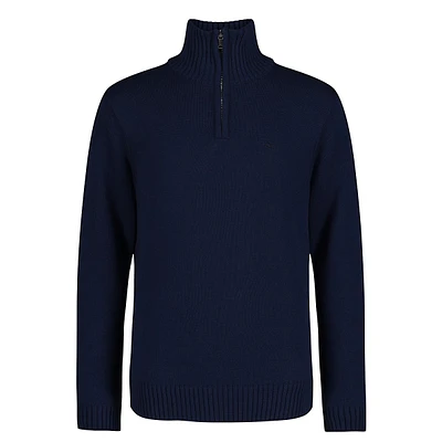 Boy's Quarter-Zip Sweater