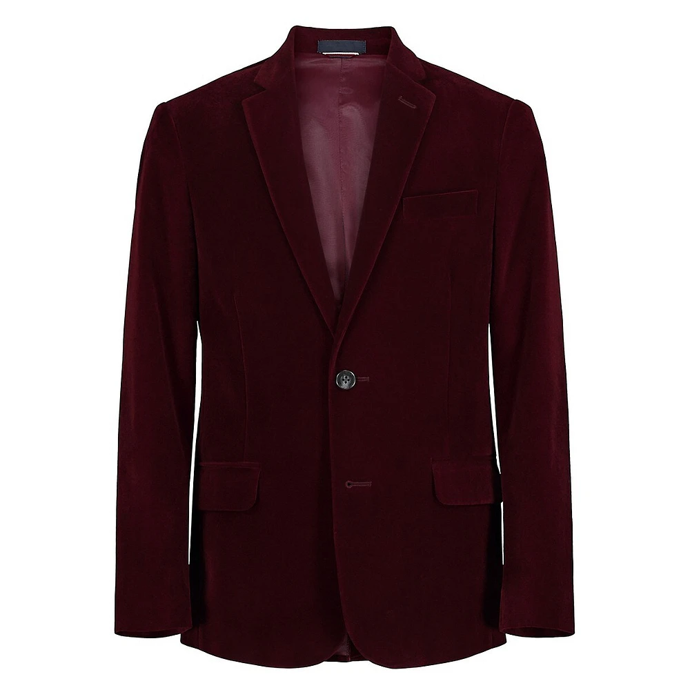 Boy's Velvet Sport Coat