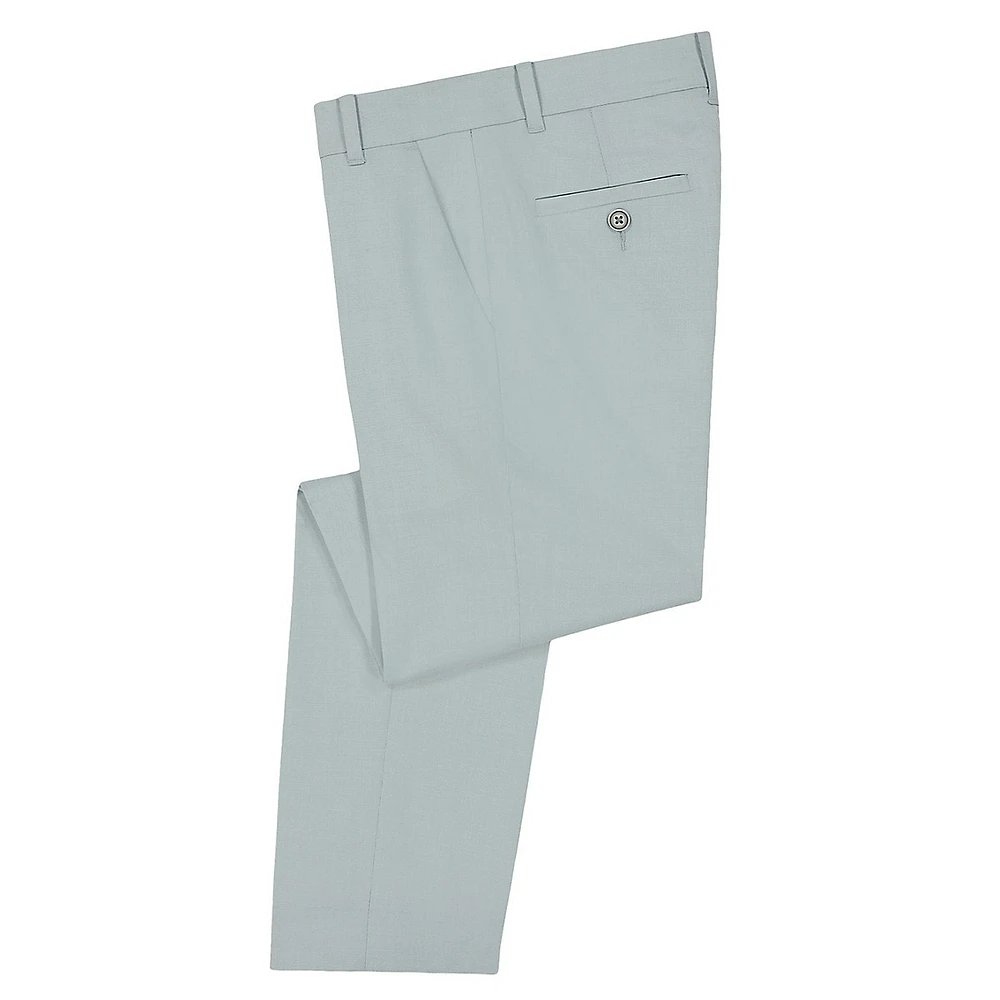 Boy's Stretch-Weave Dress Pants