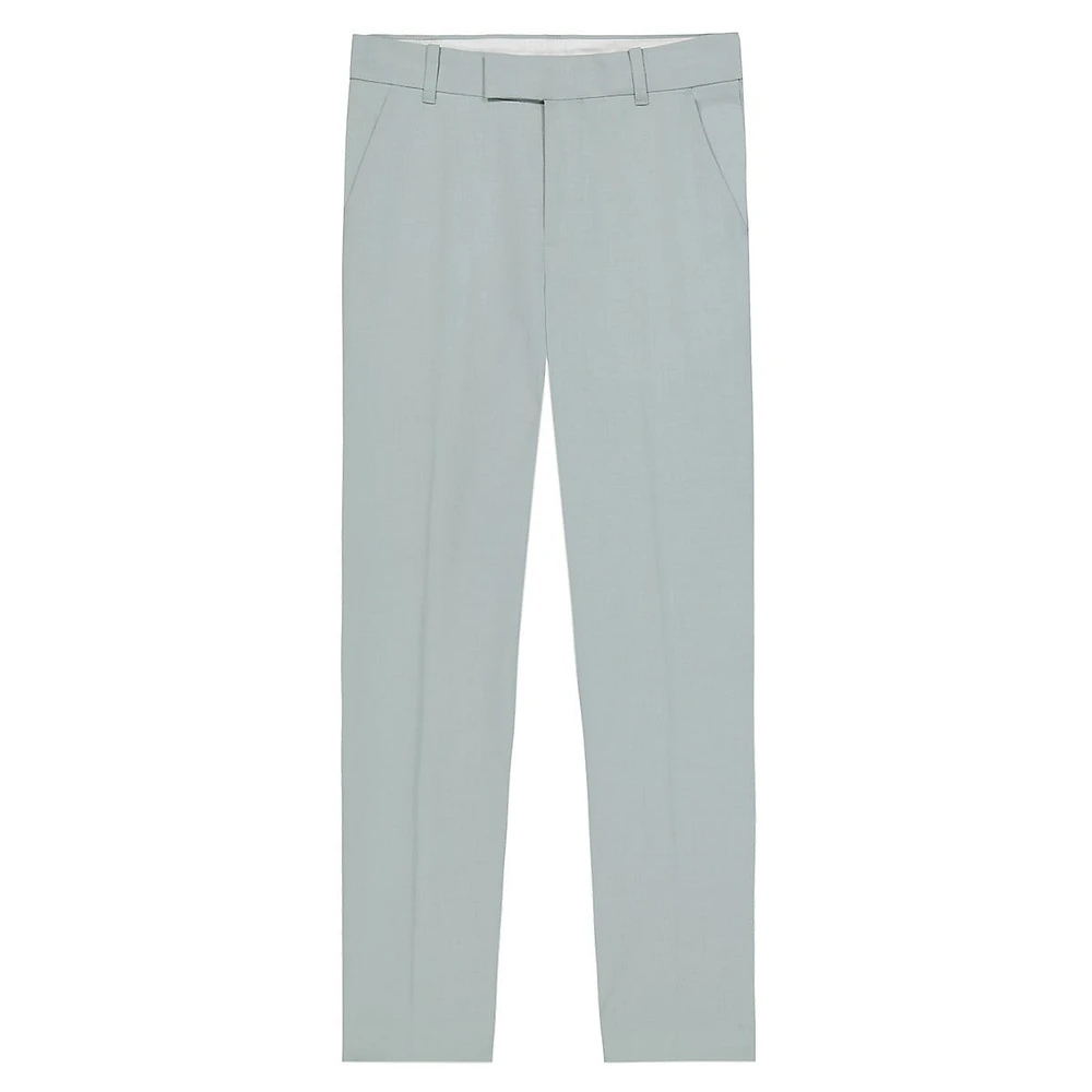 Boy's Stretch-Weave Dress Pants