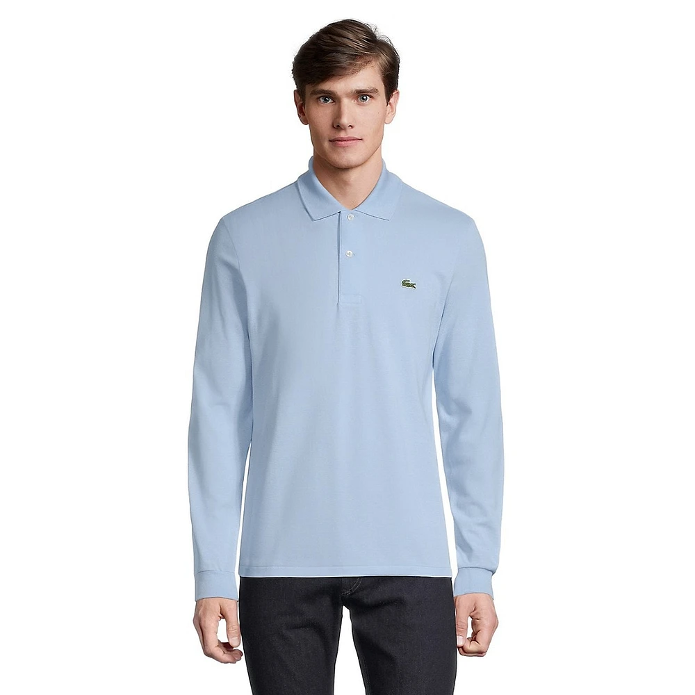 Long-Sleeve Polo Shirt