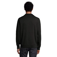 Logo Ribbed Sweatshirt