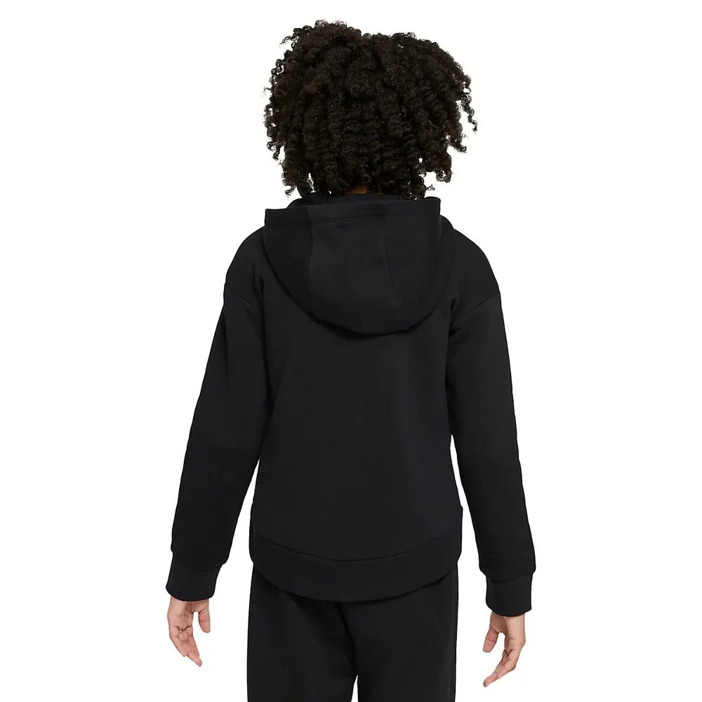 Girl's Sportswear Club Fleece Full-Zip Hoodie