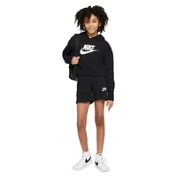 Girl's French Terry Cropped Hoodie