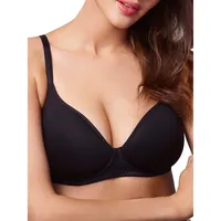 Floral Lace Wire-Free Bra E7454