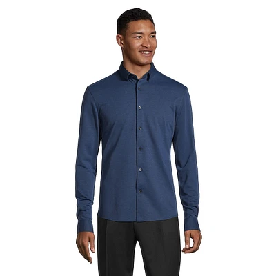 X Fit Extra Slim-Fit Stain Shield Stretch Untucked Dress Shirt