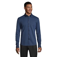 X Fit Extra Slim-Fit Stain Shield Stretch Untucked Dress Shirt