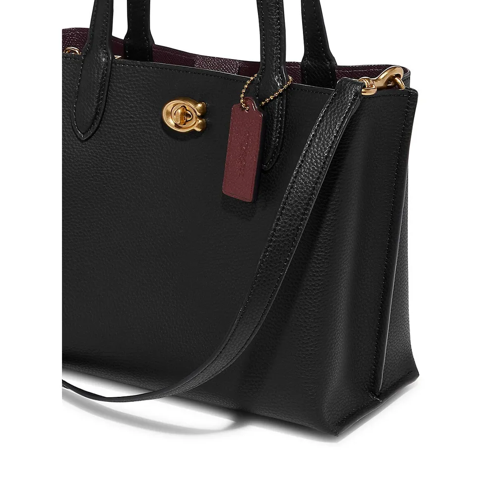 Coach Willow Pebble Leather Tote