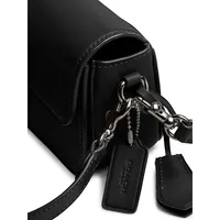 Leather Studio Baguette Bag