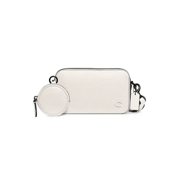 Calvin Klein Tina monogram small cross body bag in white