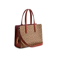 Carter Signature Canvas & Leather Carryall