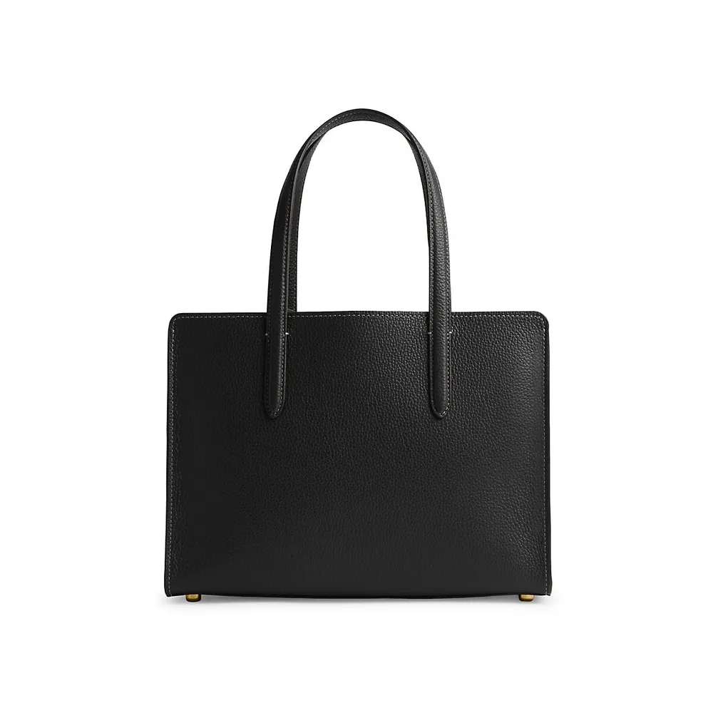 Carter Pebbled Leather Carryall Bag