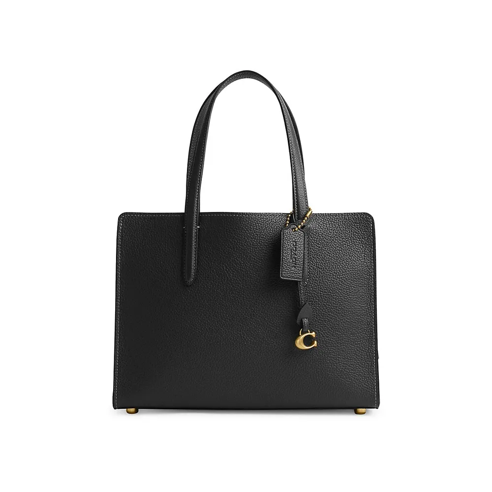 Carter Pebbled Leather Carryall Bag