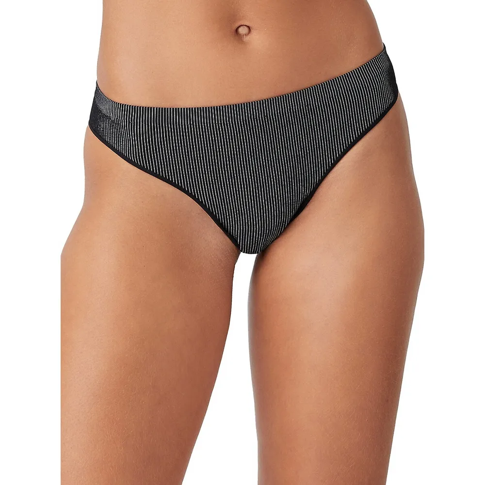 Comfort Intended Ribbed Thong Panty