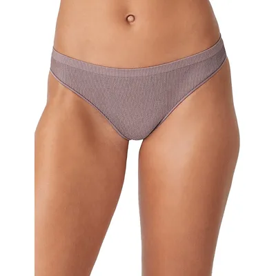 Comfort Intended Ribbed Thong Panty