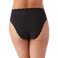 Inspired Eyelet High-Leg Lace-Trim Briefs