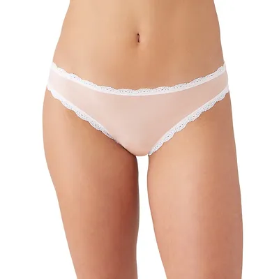 Inspired Eyelet Lace-Trim Briefs