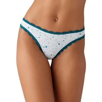 Inspired Eyelet Lace-Trim Briefs