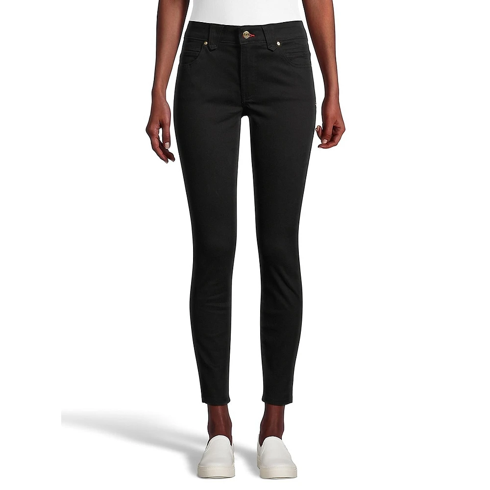 Waverly Sateen Slim-Leg Jeans