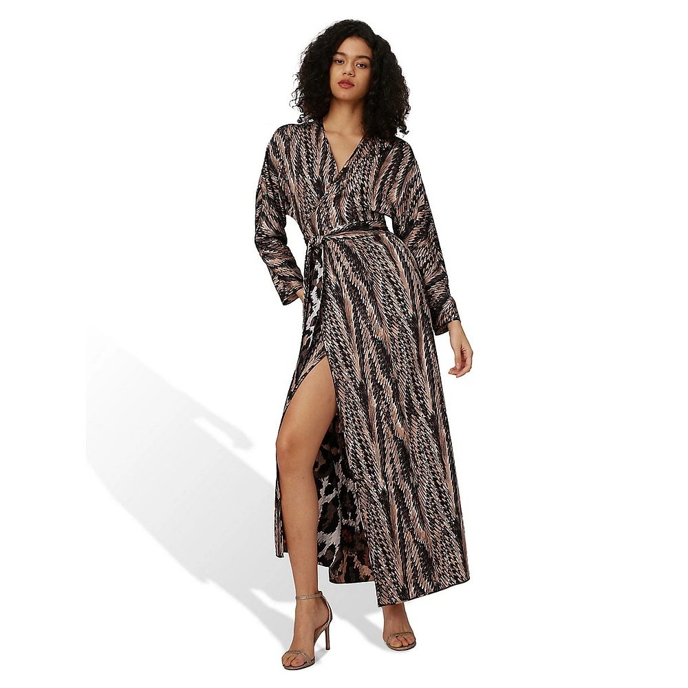 Babette Reversible Maxi Wrap Dress