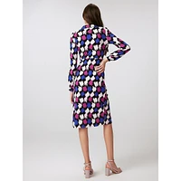 Bogna Surplice Print Dress