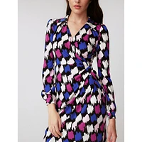 Bogna Surplice Print Dress