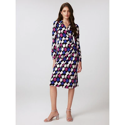 Bogna Surplice Print Dress