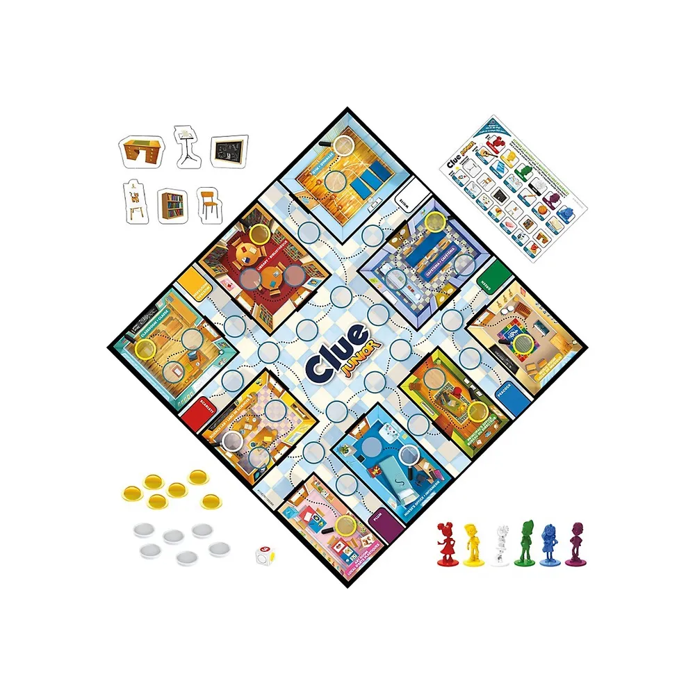 Clue Junior 2-Sided Mystery Board Game