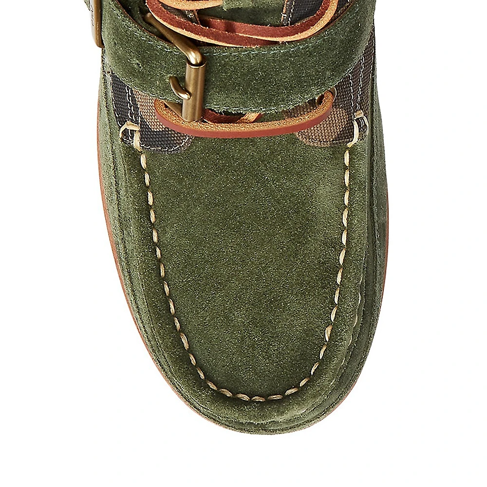 Men's Ranger Suede & Camo Canvas Boots