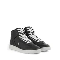 Men's Court Leather High-Top Sneakers