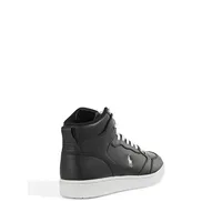 Men's Court Leather High-Top Sneakers