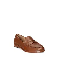 Women's Burnished Leather Loafers