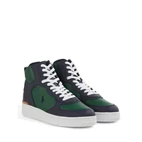 Men's Masters Mid Leather High-Top Sneakers