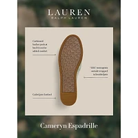 Cameryn IV Tumbled Leather Espadrille Flats