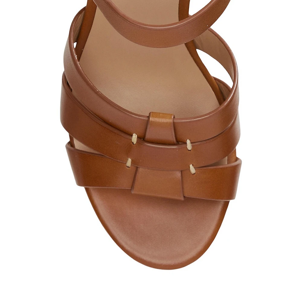 Burnished Leather Sandals