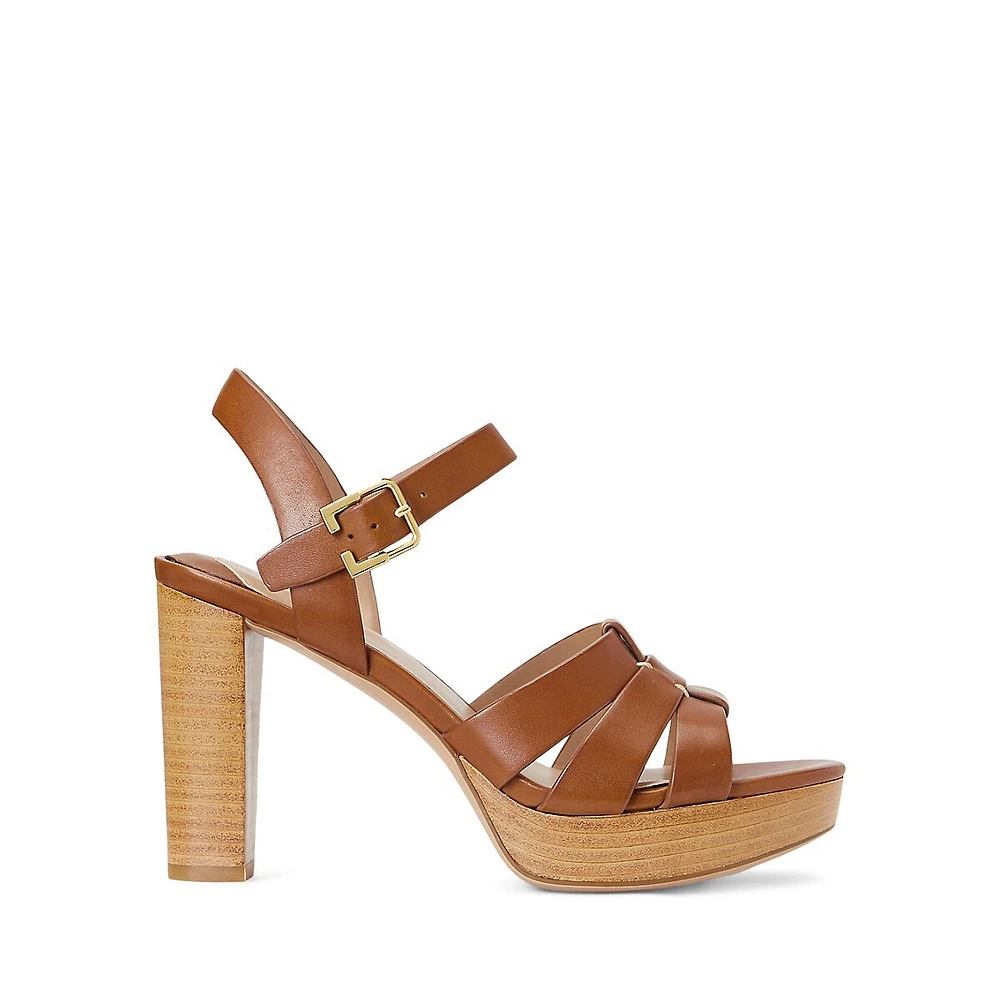 Burnished Leather Sandals