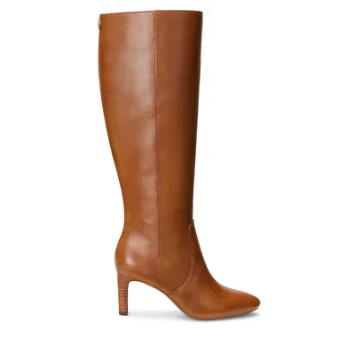 Caelynn II Burnished Leather Knee-High Boots