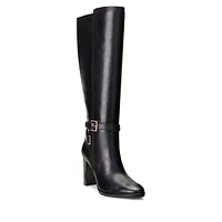 Manchester Burnished Leather Tall Boots