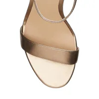 Allie Metallic Nappa Leather Dress Sandals