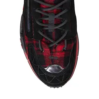 Men's PS200 Suede & Plaid Twill Sneakers